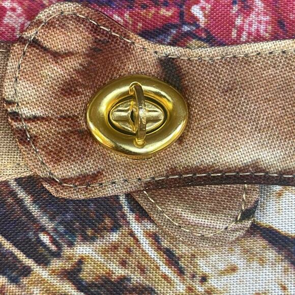 Ahcahcum Happy Clothing Tote Bag Womens Cat Face 3D Ears Turnlock Top Handle - Picture 5 of 12